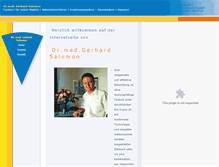 Tablet Screenshot of praxis-salomon.de